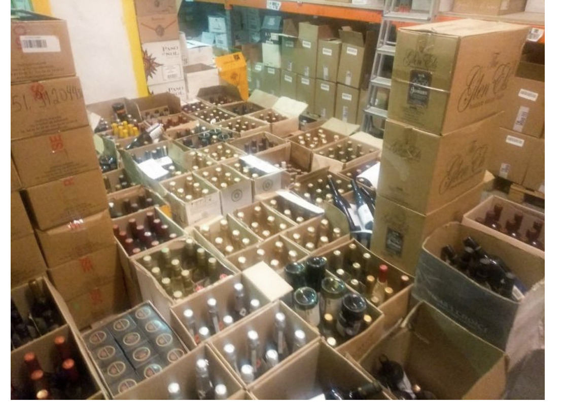 Увеличение оптового склада импортного алкоголя
